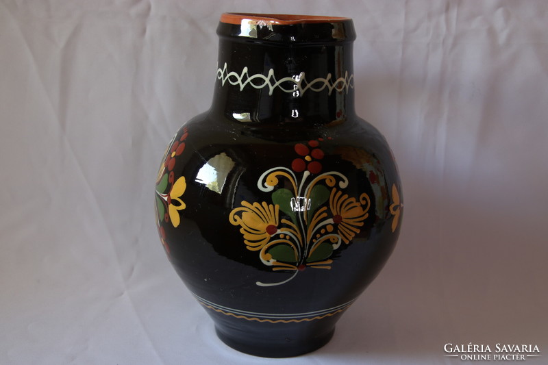 Large folk ceramic jug 25 cm