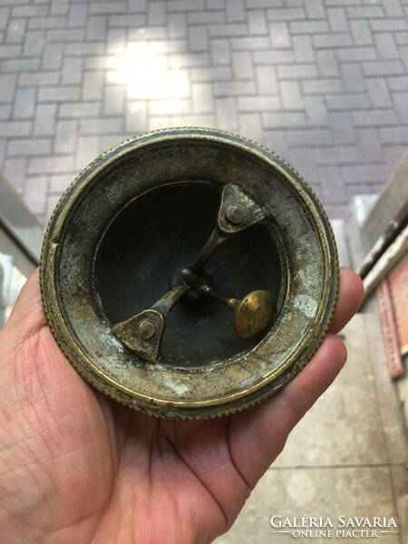 Hotel or servant bell made of copper alloy, xx. A rarity from the beginning of the century.
