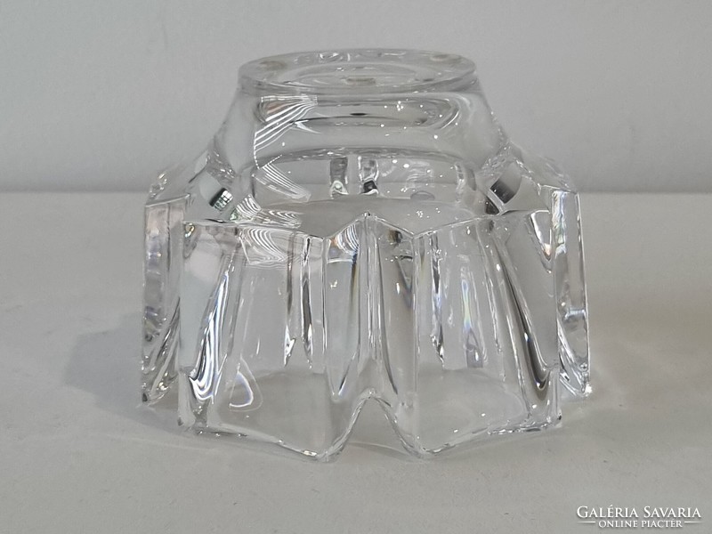 Svéd Orrefors kristály művészi  üveg - szignált, gyűjtői darab