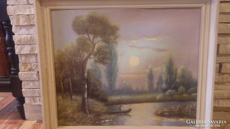 Zombori: landscape painting with fishing