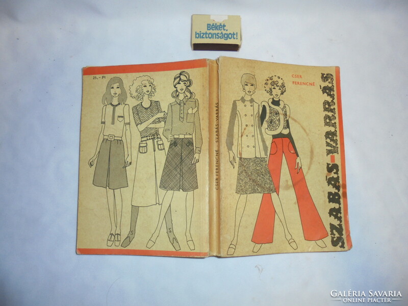 Cser ferencné: tailoring-sewing - 1972 - retro book