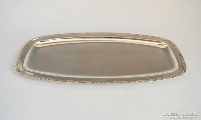 Silver tray with palmette decoration