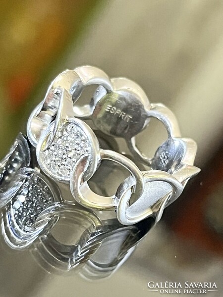 Fabulous solid silver esprit ring