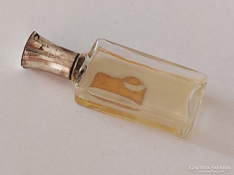 Régi Maiglöcken parfümös üveg címkés kölnis palack