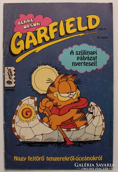 Garfield képregény 1991/8 18. szám