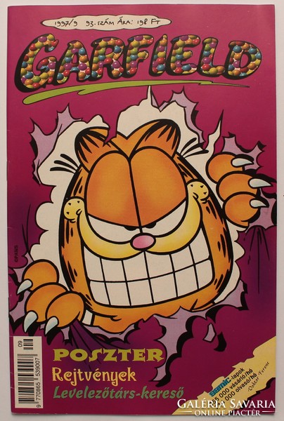 Garfield képregény 1997/9 93. szám