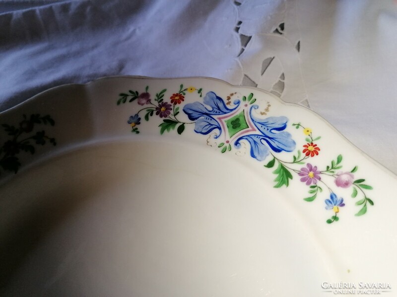Antique alt wien hand-painted serving bowl from the beginning of the last century