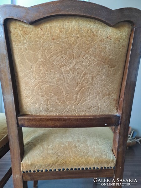 2 antique chairs.