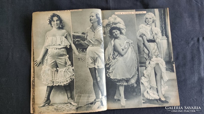 1935 Az est jubilee album history coronation horthy social life art vaszary graphics