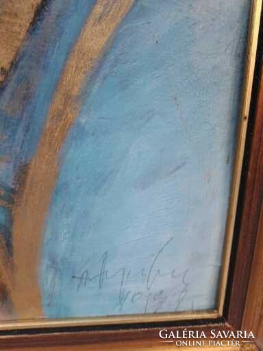 A. Varga Imre (1953-) : Kompozíció, 70x50 cm.