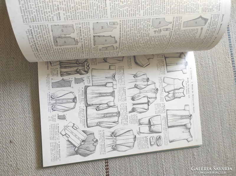 Underwear book - reprint edition of an antique book about tailoring - in German