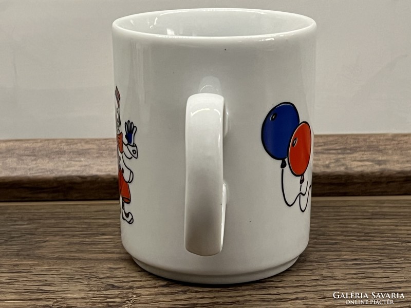 Zsolnay clown mug (unmarked)