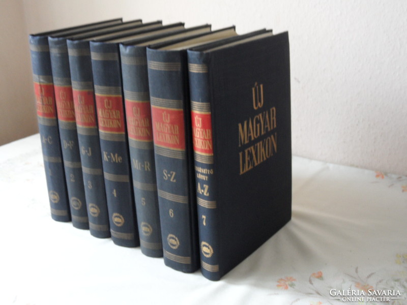 New Hungarian lexicon (7 volumes)