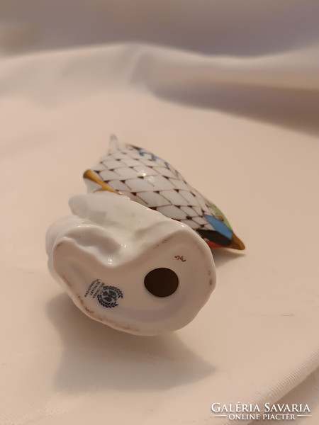 Ravenclaw porcelain bird with garden pattern
