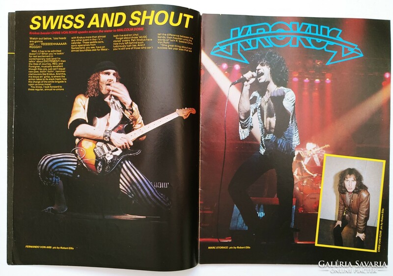 Kerrang magazin 83/2/24 Def Leppard Emerson Jethro Tull Krokus Mötley Crüe Styx Triumph Starfighters