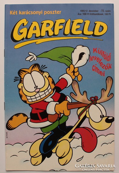 Garfield képregény 1995/12 72. szám