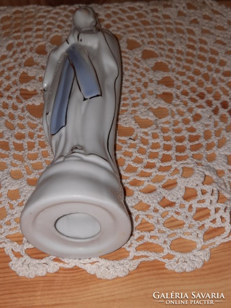 Régi porcelán szűz Mária szobor