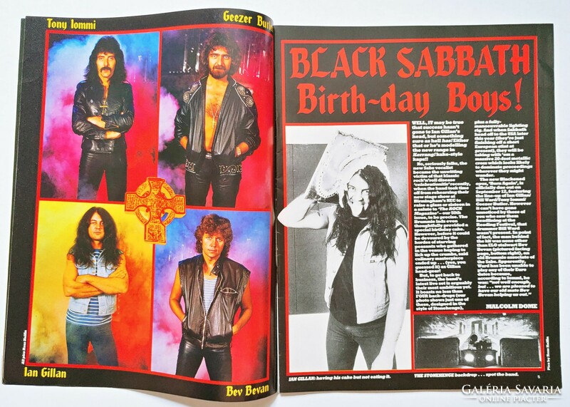 Kerrang magazine 83/9/8 black sabbath venom fastway r gallagher alcatraz rainbow lords new church