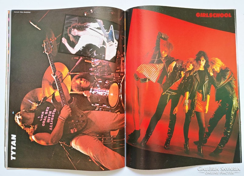 Kerrang magazin 82/4/8 Michael Schenker Group Motorhead Led Zeppelin Iron Maiden Queen Rods
