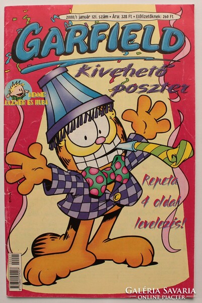Garfield képregény 2000/01 121. szám
