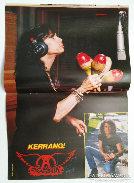 Kerrang magazin 89/7/1 Mr Big Aerosmith Masters Reality Legs Diamond Del-Lords Rich Marx Kings X