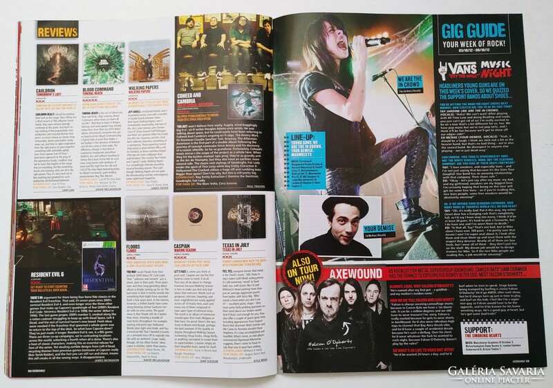 Kerrang magazin 12/10/6 Young Guns Pierce Veil Brides 30 Seconds Clyro Green Day Sirens Grohl MCR Br