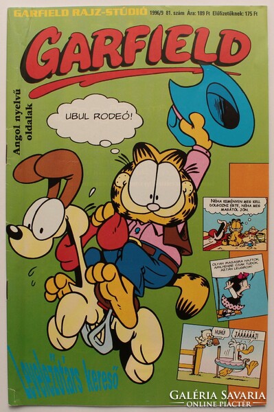 Garfield képregény 1996/9 81. szám