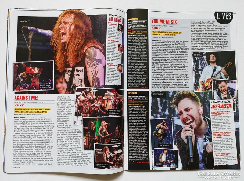 Kerrang magazin 14/1/25 Chemical Romance Guns Roses Metallica Slipknot Maiden Paramore Nirvana ACDC