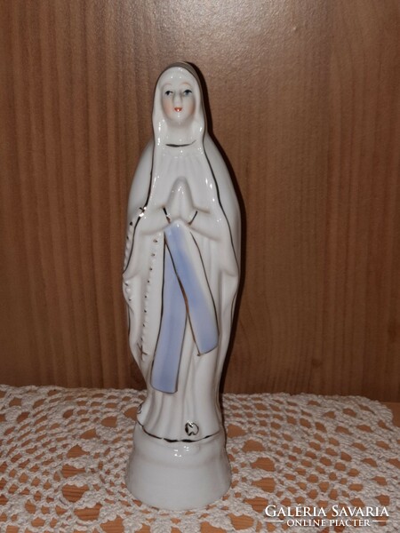 Régi porcelán szűz Mária szobor