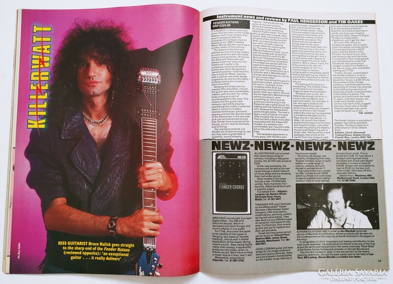 Kerrang Magazine 86/1/9 acdc zz top marillion david lee roth kiss mötley crüe tom petty