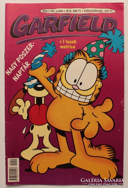 Garfield képregény 1999/1 109. szám