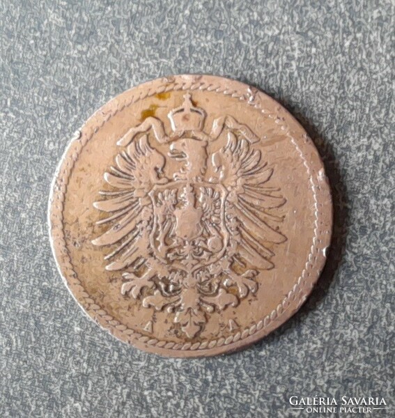 5 pfennig 1889 A