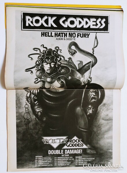 Kerrang magazin 83/10/20 Kiss Blackmore King Diamond Rock Goddess Pete Way Mötley Crüe Status Quo