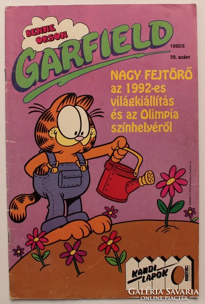 Garfield képregény 1992/5 29. szám
