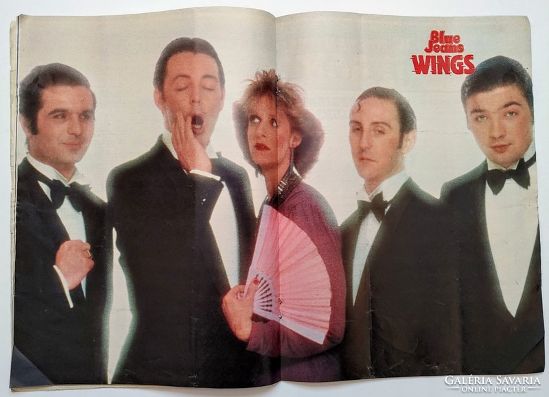 Blue Jeans magazin 79/6/23 Wings poster Abba Kate Bush Lene Lovich Chrissie Hynde