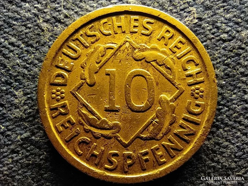 Németország Weimari Köztársaság (1919-1933) 10 birodalmi pfennig 1929 D  (id78814)