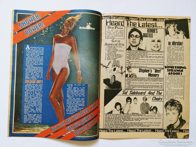Blue Jeans magazin 82/9/11 Duran Duran poszter Steve Strange Blondie