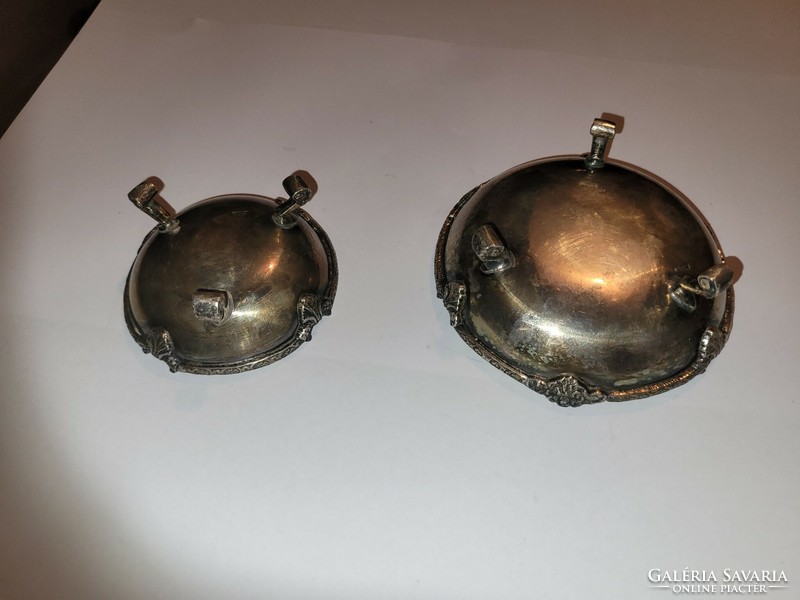 Egyptian silver offering in pair.