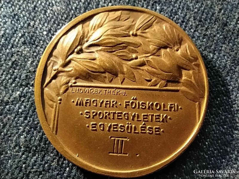 Magyar Főiskolai Sportegyletek Egyesülete bronz emlékérem (id79272)