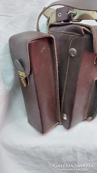 Genuine leather photo bag