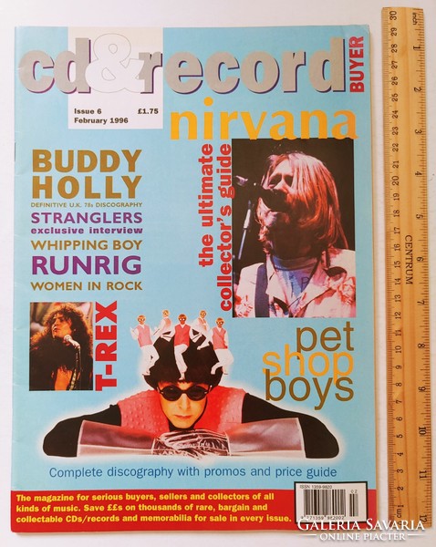 CD & Record Buyer magazin 96/2 Pet Shop Boys Nirvana T-Rex Buddy Holly Stranglers Runrig Elvis Presl