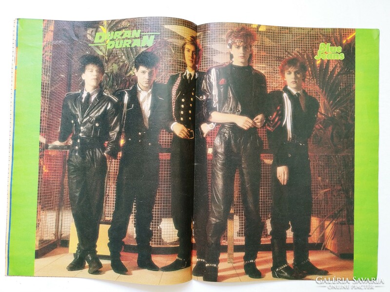 Blue Jeans magazin 82/9/11 Duran Duran poszter Steve Strange Blondie