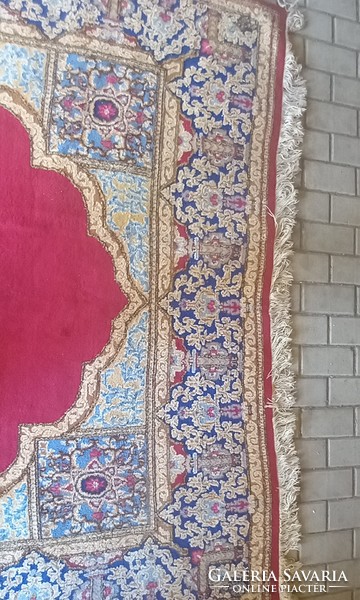Iranian kirman hand-knotted carpet is negotiable