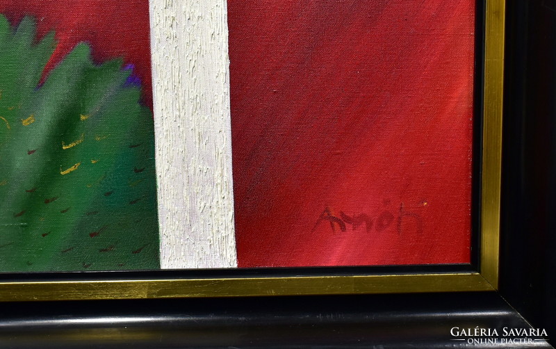 András Arnóti (1949) abstract composition