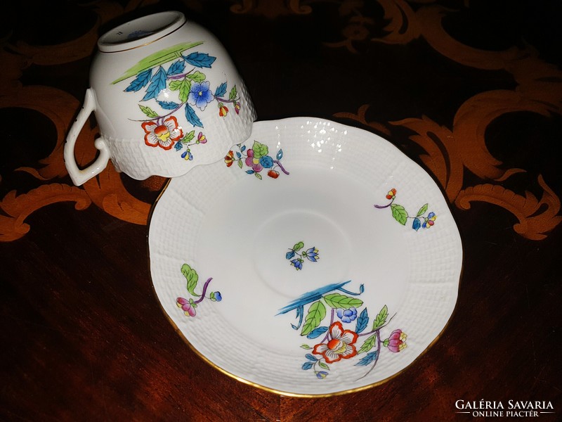 Herend chinoise Chinese pattern coffee cup with bottom