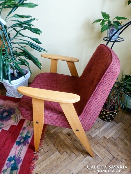 Josef Chierowski 366.os fotel, mid cenutry design fotel