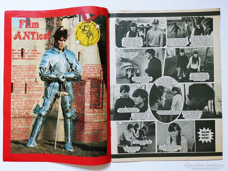 Blue Jeans magazin 82/5/8 Roger Taylor poszter Duan Adam Ant Linx Kim Wilde