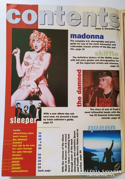 CD & Record Buyer magazin 95/12 Madonna Erasure Queen Sleeper The Damned Skiffle