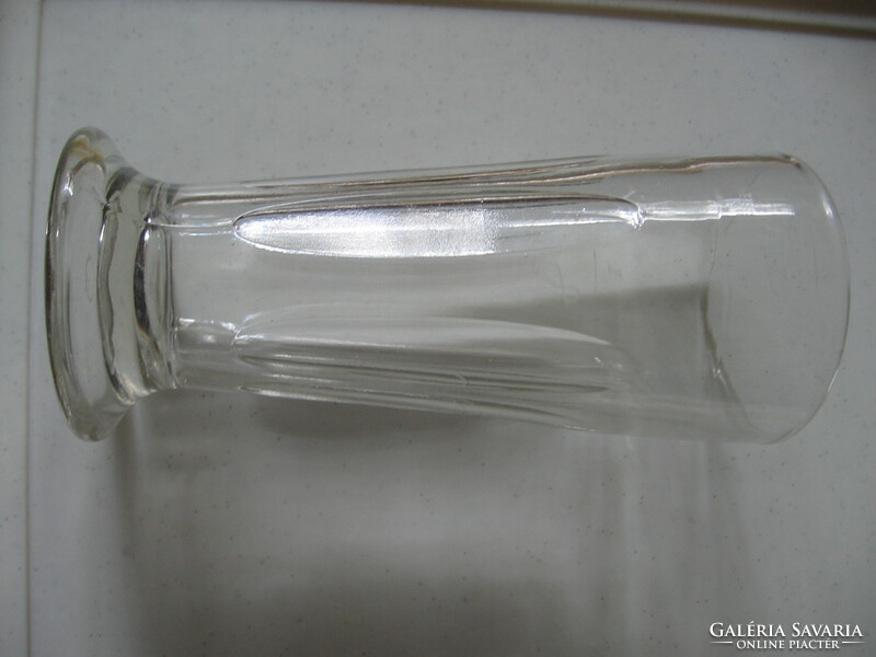Antique polished, calibrated beer glass