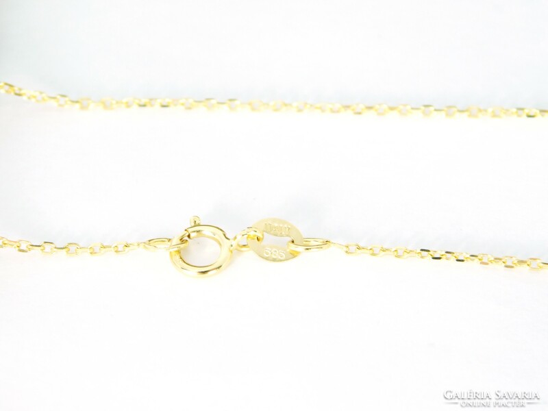 14K gold necklace 45 cm long, 1.40Gr